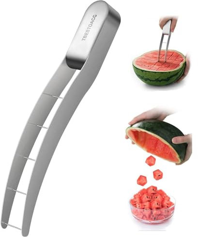 Watermelon Slicer, Watermelon Cutter, Melon Cutter Tool, Watermelon Cutting Tool Stainless Steel Fruit Cutter