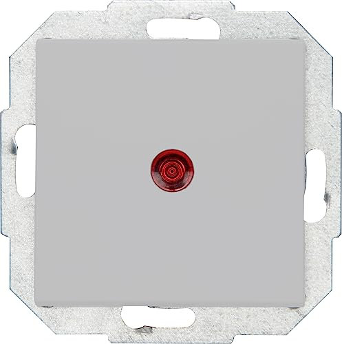 Kopp Athenis Kontrollschalter, IP20, grau, matte Oberfläche, 588634088