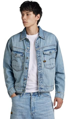G-STAR RAW Herren Dakota Jacke, Blau (sun faded cloudburst D23593-D536-G339), M
