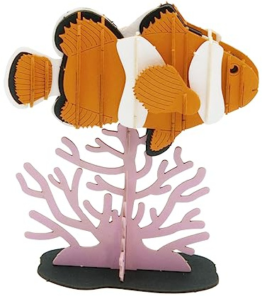 Fridolin 3D Papiermodell - Clownfisch