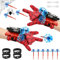 NHYDZSZ 2 Pièces Gant de Lanceur Spiderm, Spiderm Launcher Gant de Cosplay en Plastique, Jouets de Poignet Lanceur de Héros, Lanceur d'araignée Jouets éducatifs pour Enfants