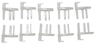 DowraP 5 X Pairs Flyscreen/Caravan Window Blind End Clips 5 L/H & 5 R/H Motorhome SP042019Z