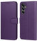 Tenphone pour Coque Samsung Galaxy A15 4G, Coque Samsung A15 5G,Etui Protection Housse Premium en Cuir PU, [Emplacements Cartes], Pochette Flip Case Compatible avec Book (Violet, Samsung A15 4G / 5G)