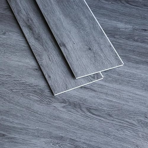 Display Guru Anti Slip, Waterproof, Fireproof SPC Vinyl Flooring Floor Planks Home Office Kitchen Bedroom Bathroom and Restaurants (American Oak Grey)