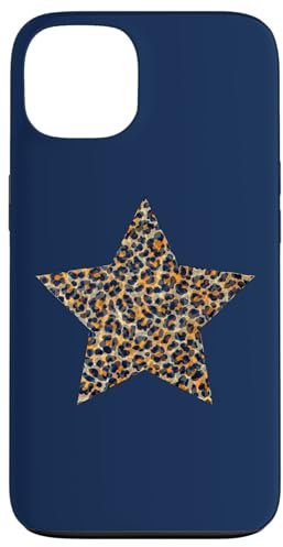 iPhone 13 Star Shape - Cute Cheetah Leopard Print Graphic Case