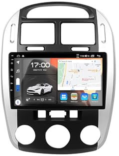 MLXABH For Ki-a Cerato 1 LD 2004-2008 Car Stereo Radio 2 Din Wireless Carplay Android Auto 9 Full IPS Touchsreen HD Live Rearview/BT 5.0/WIFI/4G SIM/DVR/GPS/SWC/OBD 2/FM AM Radio RDS DAB+DSP(M100CP)