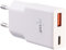 revolt Schnellladegerät: Ultrakompaktes USB-A/C-Netzteil, Power Delivery bis 30 Watt, 3 A, weiß (Ladegerät USB, Kleines Netzteil, iPhone Ladestation)