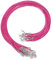 sourcing map 20Pcs Waxed Necklace Cord Bulk Fuchsia 2mm Dia 18 Necklace String Rope with Chain Clasp for Pendants Bracelets Jewelry Making Supplies Accessories