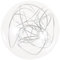 CANIGHT Lamp Shade Ceiling Glass Lampshade Replacement Silver Wire for Living Room Bedroom
