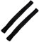 COLLBATH 2pcs Slip Handle Cover Grip Wrap for Refrigerator Fridge Door Handle Protector Black