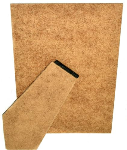 8 x 6 MDF Strut Backs with Extended Stands Replacement Brown Picture Photo Frame - Great for Replacements for Damaged Backs