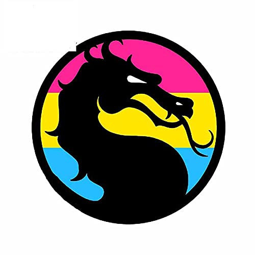 13 cm x 13 cm Auto Auto Aufkleber für Mortal Kombat Dragon Occlusion Scratch Aufkleber Vinyl Auto
