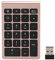 Gucagle 22 Touches Numéro Pad Portable Clavier numérique 2,4 GHz pour Ordinateur Portable PC Ordinier Rose Gold (Or Rose)