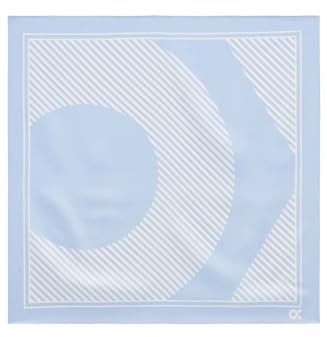 OPUS PANTS Damen Tuch | Schimmerndes Tuch AGINTO mit Print oxford blue, 0