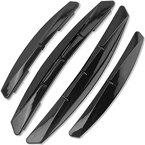 Yuentoen 4 Stück Auto Gummi Türkantenschoner, Autotür Kantenschutz,Anti Kratzer Dekorative Streifen, Auto Türkantenschutz Carbon, für Die Meisten Autos (Schwarz)