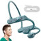 Wireless Bone Conduction Headphones - Open Ear Blue Tooth Headphone, Lightweight Wireless Head Phones | 5.0 Open Ear Long Hours Battery Life Fast Charge Secure Fit for Running, Cycling, Gym