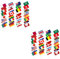 ifundom 2 Sätze Handsignalflagge Kleine Internationale Flagge Dekoration Für Patriotische Dekorationen Wehende Flagge Stab Nationalflagge Patriotische Flagge 32 Stück * 2