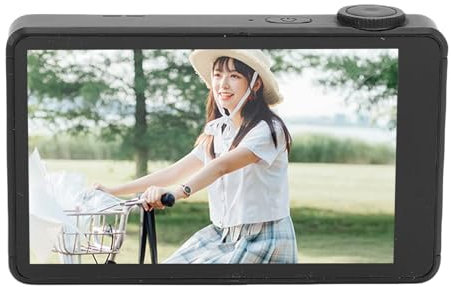 Fotocamera Digitale 4K, Fotocamera Vlog CCD Autofocus da 48 MP 16x Zoom con 2 Riempimento Touchscreen, Videoregistratore Portatile Compatto per Ragazzi