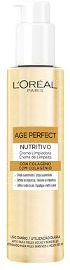 L'Oréal Paris Age Perfect Reinigungscreme mit Kollagen und Glycerin für reife Haut