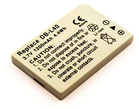 AGI 3264 Li-Ion 1100 mAh 3,7 V Akku wiederaufladbar – Akkus (-Ionen (LiIon), 1100 mAh, DIGITAL KAMERA, 3,7 V, grau, Sanyo DB-L40)
