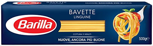Barilla Hartweizen Pasta Bavette N. 13, 8er Pack (8x500g)