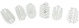 Manpower Toy Joy Power Penis Sleeve Set Clear 6tlg. 1er Pack x, Lila, Wenn Geschmack, auf Paket, 1 stück
