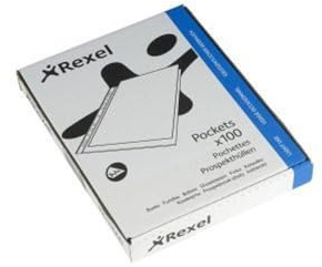 Rexel Superfine Top Opening Pocket Embossed Smudge Free with Thin Polypropylene Design (A4, Clear, Pack of 100)