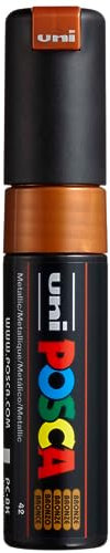 POSCA 182683 - POSCA Marker mit breiter Keilspitze, bronze