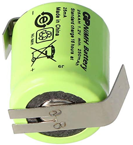 GP GP25AAH Akku NiMH 1/3 AA Mignon Lötfahne Z-Form