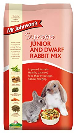 Mr Johnson's Supreme Jnr and Dwarf Rabbit Mix, 900 g
