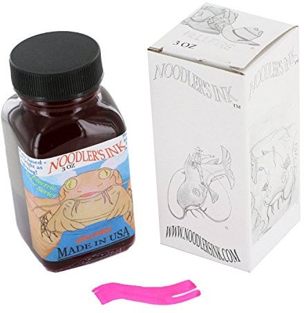 Noodler's Ink Fountain Pen Bottled Ink, 3oz, Highlighter Hellfire by Noodler's Ink