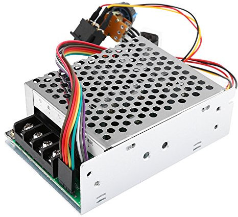 DC 10-55V 40A PWM Régulateur de Vitesse Moteur à Courant Continu Interrupteur Avant Arrière, Contrôleur de Vitesse de Moteur