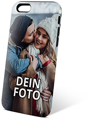 PhotoFancy ® – iPhone® 6/6s Handyhülle mit eigenem Foto Bedrucken – Smartphone Case als personalisierte Schutzhülle (Premium Bumper Rundum-Druck)