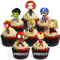 24 PRECUT Superhero Mix Edible Cupcake Toppers - Stand Up Wafer Cake Decorations (Set 1)