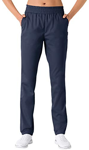CLINIC DRESS Hose für Damen und Herren, lässige Beinweite, Rundumgummibund mit Kordeldurchzug, 2 Seitentaschen, Schrittlänge ca. 82 cm. 50% Baumwolle, 95 Grad Wäsche