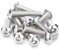 ANSIEDIO M4 Acciaio Inossidabile Viti Bulloni a Brugola, Viti a Testa Rotonda Socket Bulloni a Testa Esagonale M4×10mm,100 pcs