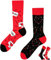 TODO Colours Lustige Socken mit Motiv - Mehrfarbige, Bunte, Verrückte für die Lebensfreude (43-46, I Love You, numeric_43)