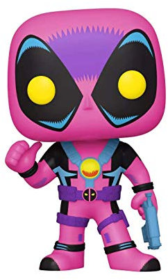 POP Pop Marvel Deadpool Blacklight Figure, One Size