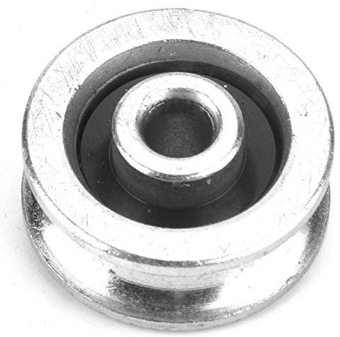 Umlenkrollenrad U-Nut Rundes Bodenlager Laufrollenrad Hochfestes Lager Radführung Umlenkrollenschiene(48mm)