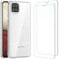 NEW'C Hülle für Samsung Galaxy A12, M12 Ultra Transparent Silikon Weiches TPU Gel und 2 × Panzer Schutz Glas für Samsung Galaxy A12, M12 - Anti Scratch