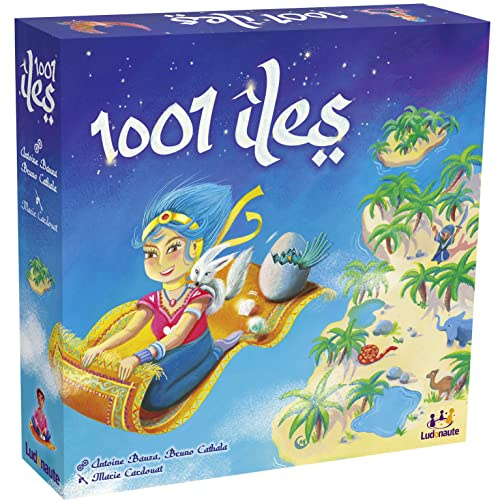 Ludonaute 1001 Inseln Spiel Made in France – Gesellschaftsspiel für die Familie – Gesellschaftsspiel, leicht zu erklären