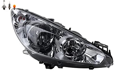 Johns, Scheinwerfer Halogen Front passend für Peugeot 308 05/2011 - Rechts Leuchtmittel