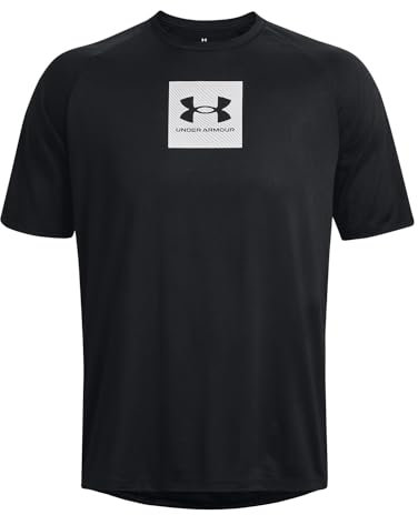Under Armour Mens Tech PRT Short Sleeve T-Shirt Black M