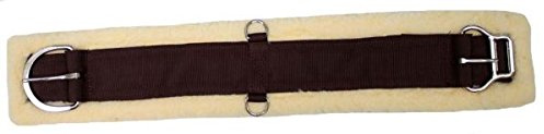 SHOWMEN CRAFT Showman - Sottopancia in pile con fibbia a doppio rullo, colore: Marrone