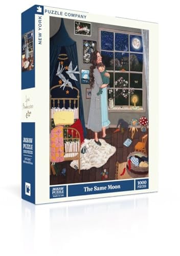 New York Puzzle Company - Loré Pemberton The Same Moon - 1000 Piece Jigsaw Puzzle for Family Game Nights by Loré Pemberton