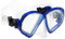 Gafas de Buceo Adulto Anti Niebla Máscara de Natación Azul Profesional con Soporte de Cámara Correa de Silicona Ajustable Nariz Prueba de Fugas para Niños Niñas Hombres Mujeres