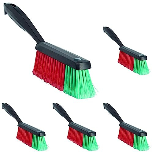 Vikan 450052 Hard Interior Brush, Black, 330 mm Length, 35 mm Width, 90 mm Height (Pack of 5)
