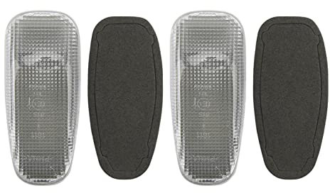 TOUISEDGI 2PCS Seitenmarkierungsleuchte, Stabiler, Langlebiger 2108200921 Blinkerlampenersatz Für SLK-Klasse R170 Vaneo W414 2002-2005(Weiß)