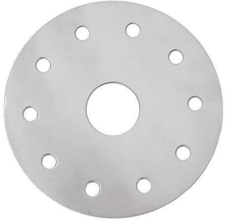 Diffusore di Calore, Piastra Diffusore per Fornello a Induzione in Acciaio Inossidabile per Stufa a Gas Piano Cottura a Induzione in Vetro Convertitore Disco Piastra Guida Termica Protegge(12.3CM)