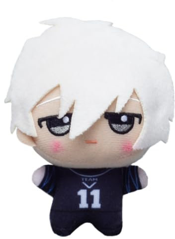 Zhongkaihua BLUE LOCK Plush 11CM Seishiro Nagi Plush Anime Cartoon PP Cotton Cute Soft Stuffed Furry Bag Decoration Pendant Collectible Gift